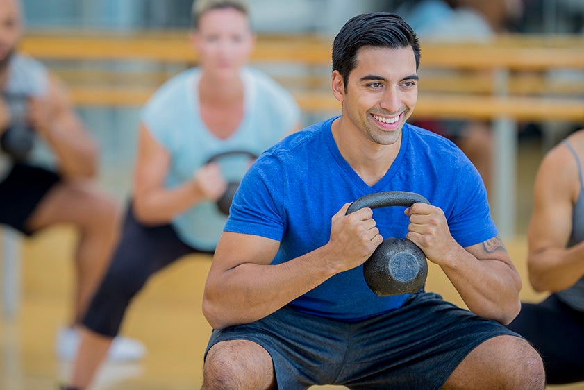 Man working out