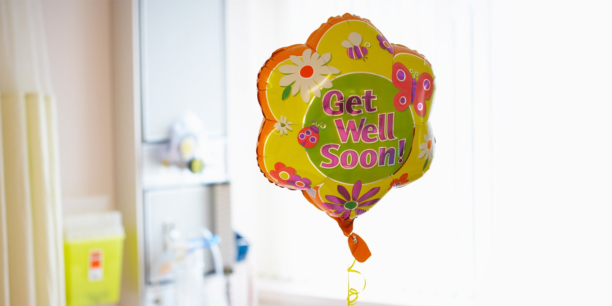 Image of balloon purchased from a hospital gift shop