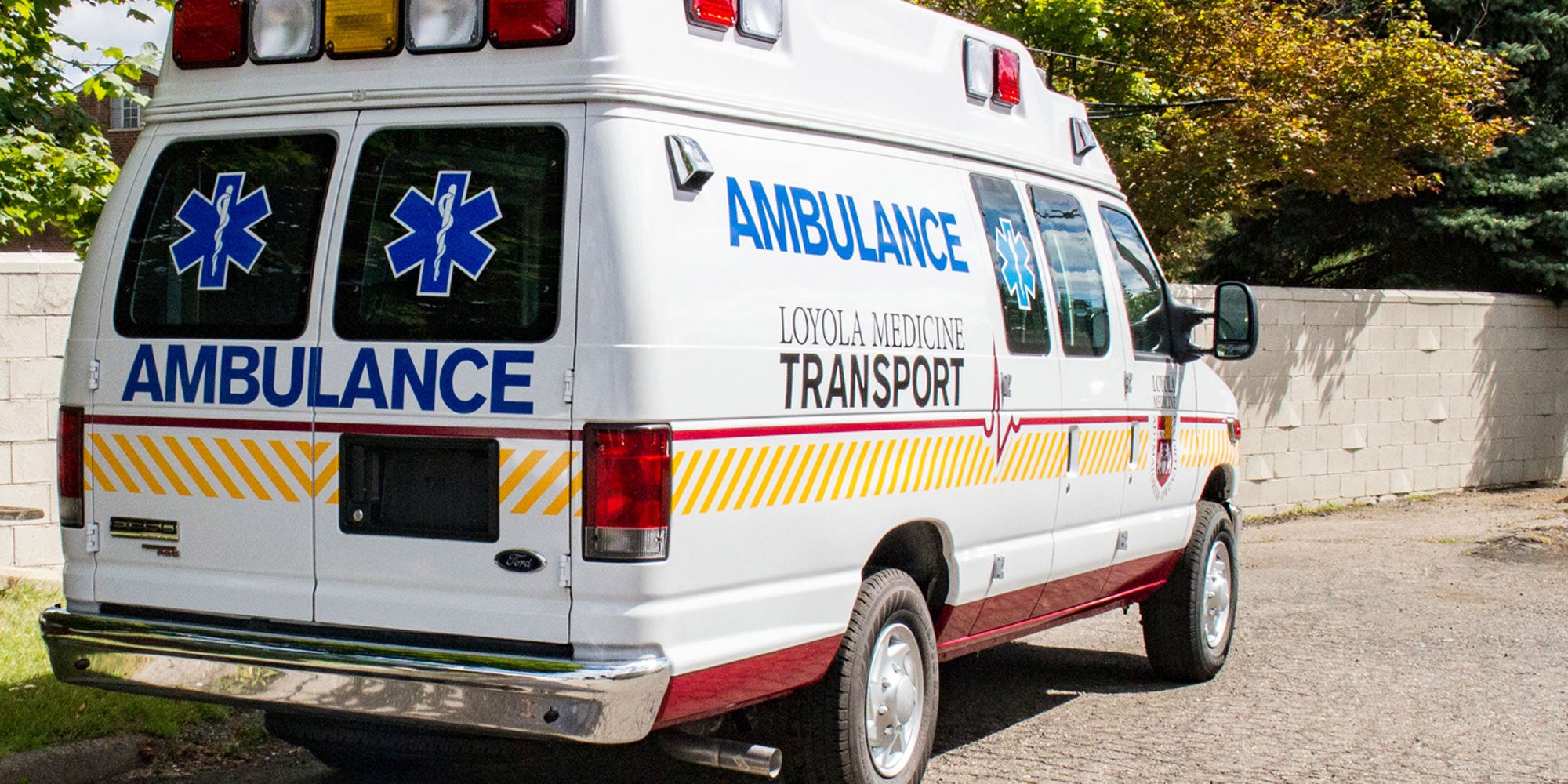 Image of Loyola Medicine Transport vehicle
