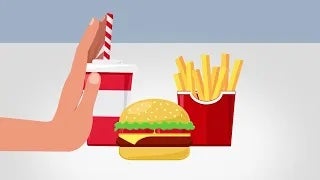 Illustration of fast food options