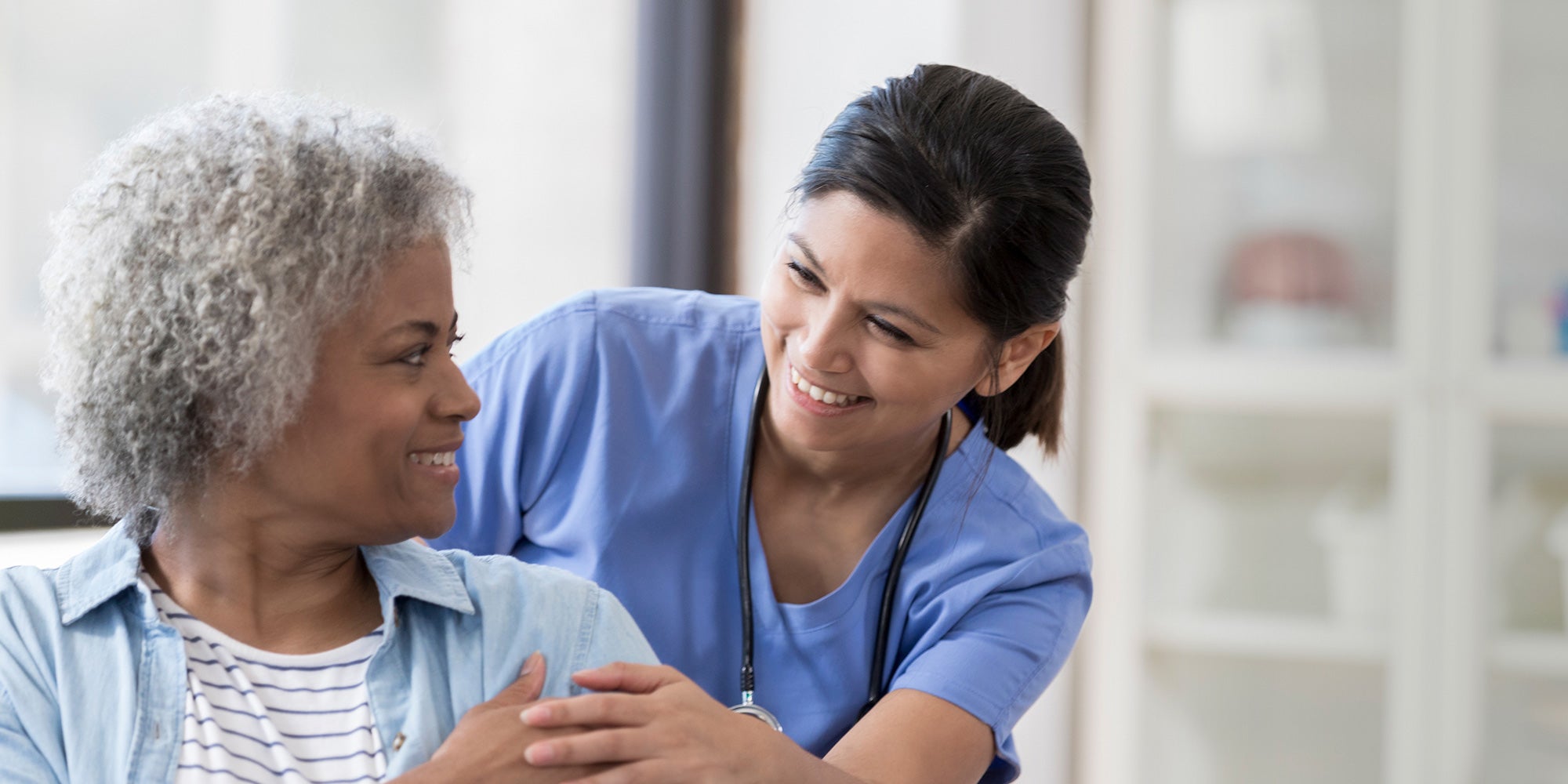 image of a nurse with a patient