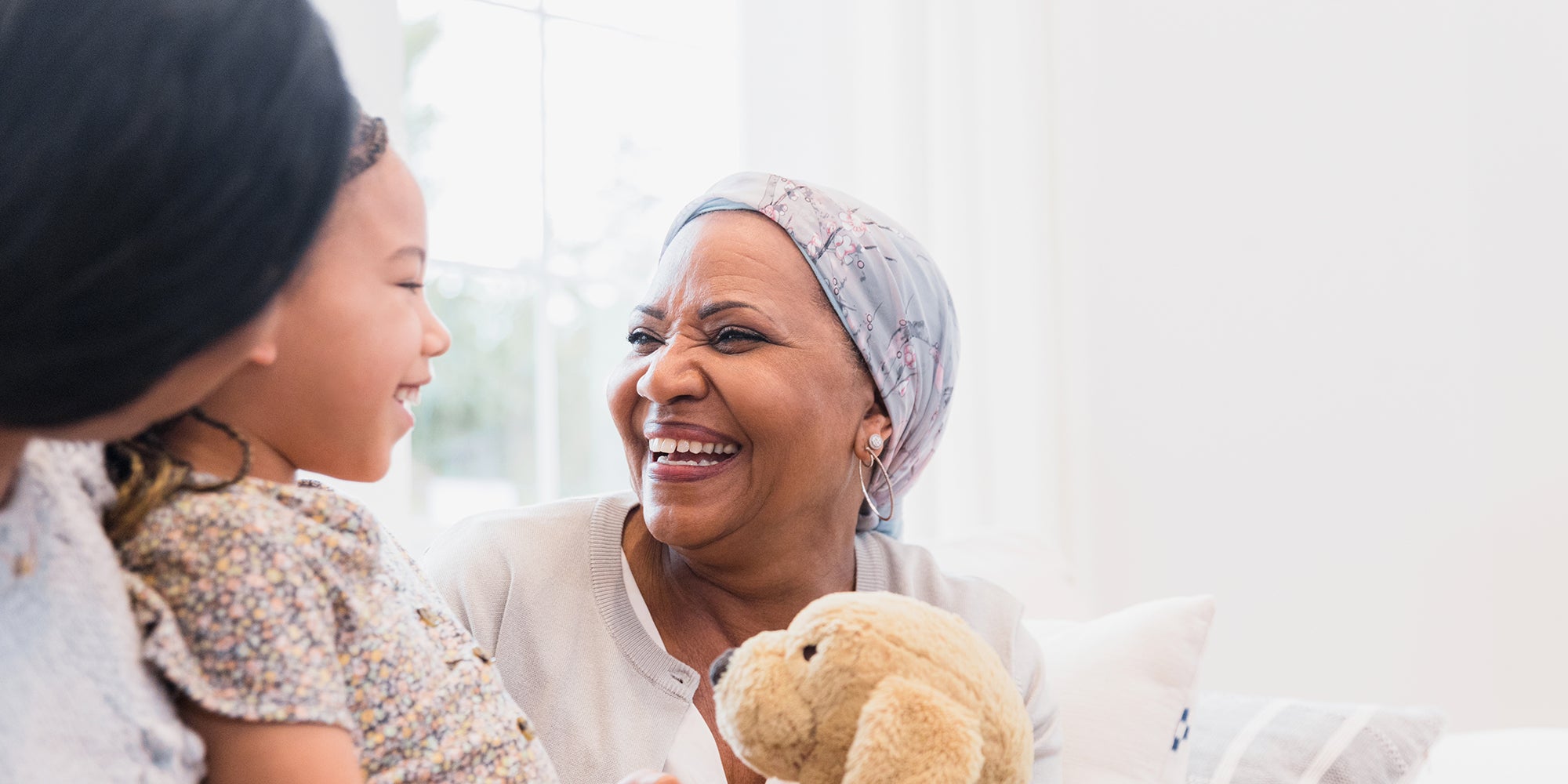 Grandmother with daughter and granddaughter