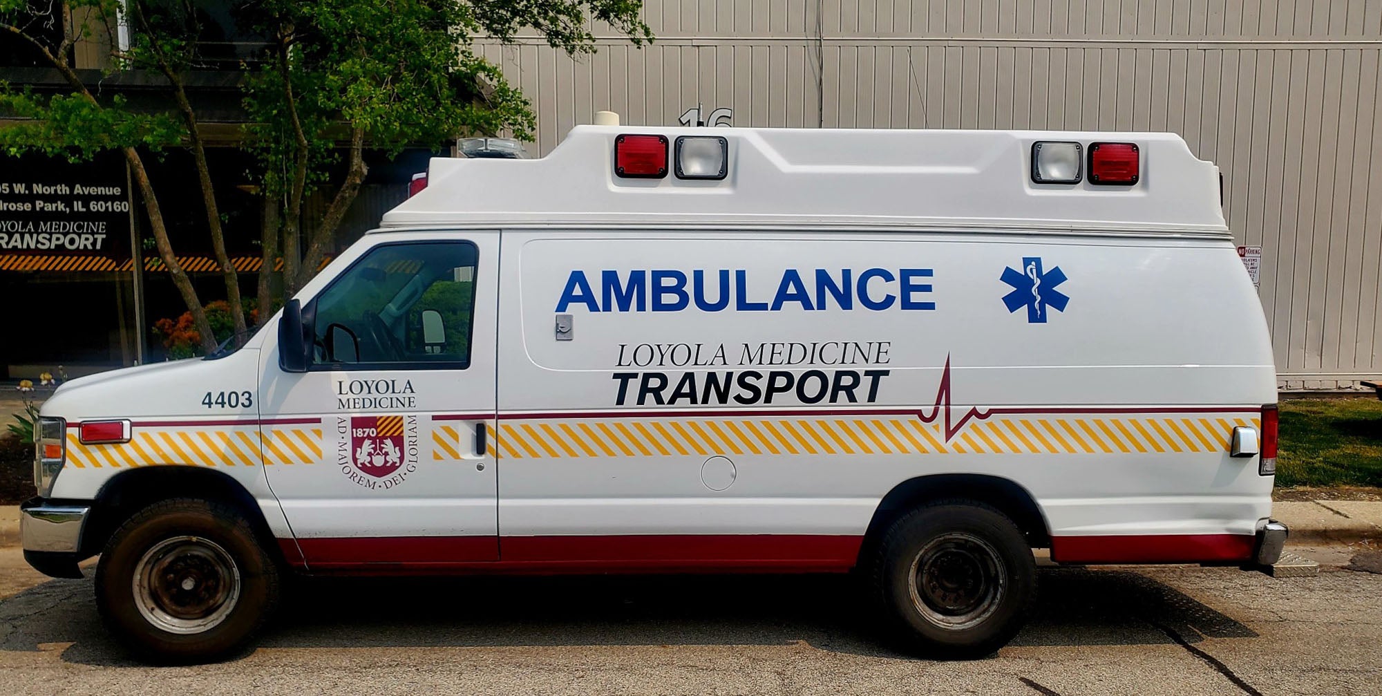 Loyola Medicine Ambulance