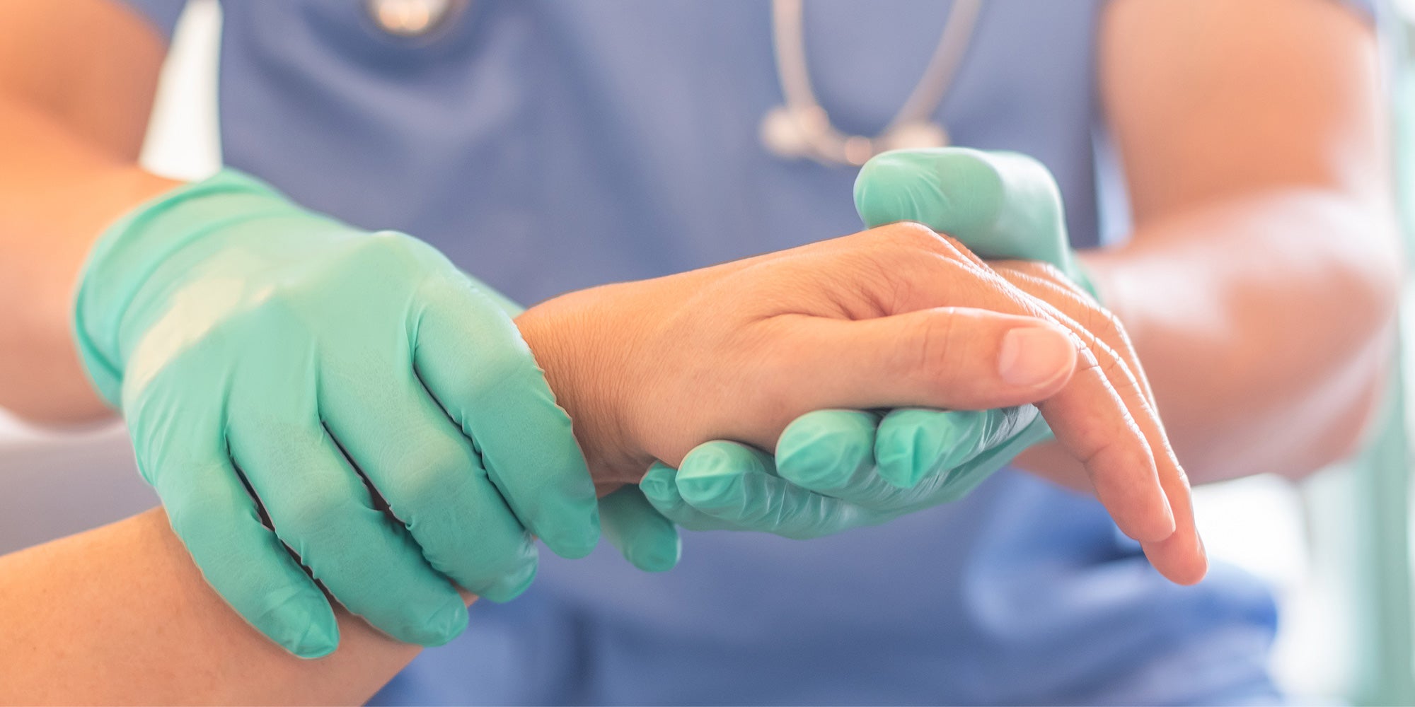 image of a patient's hand