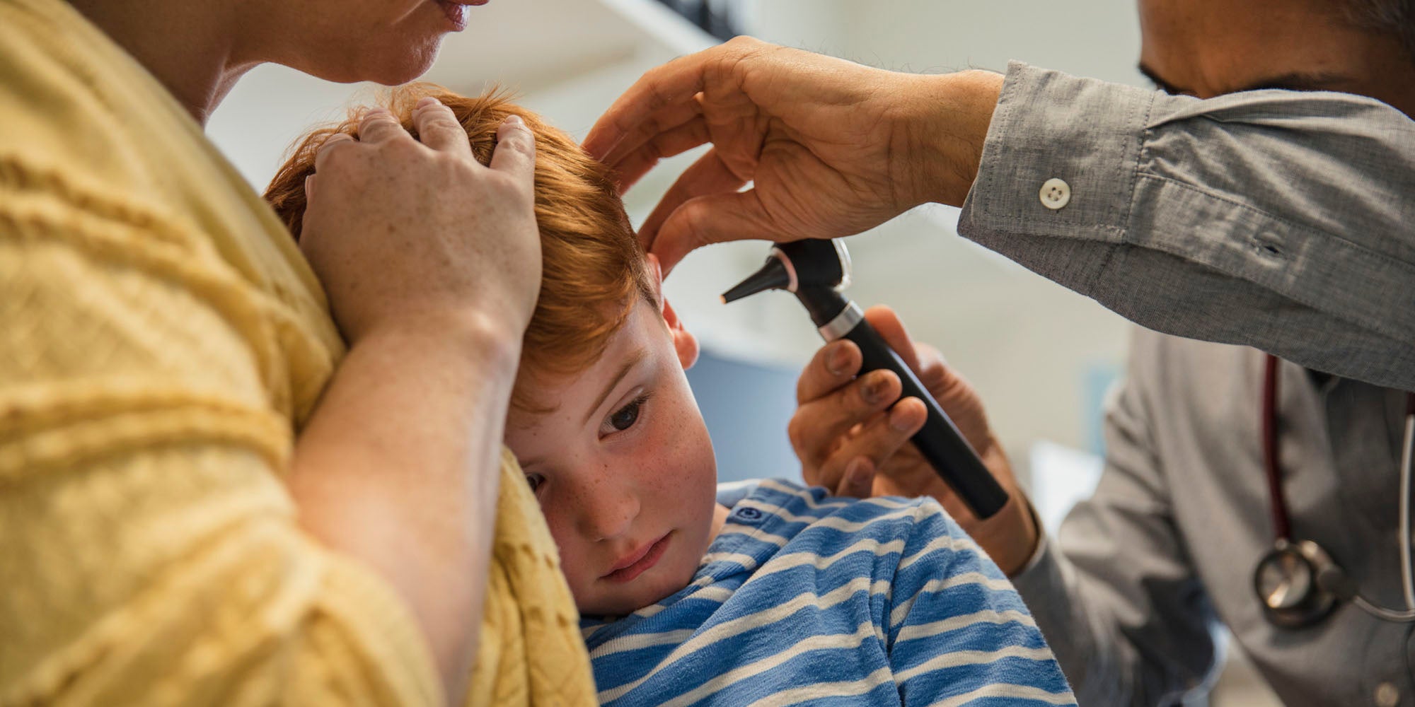 Child with ear infection
