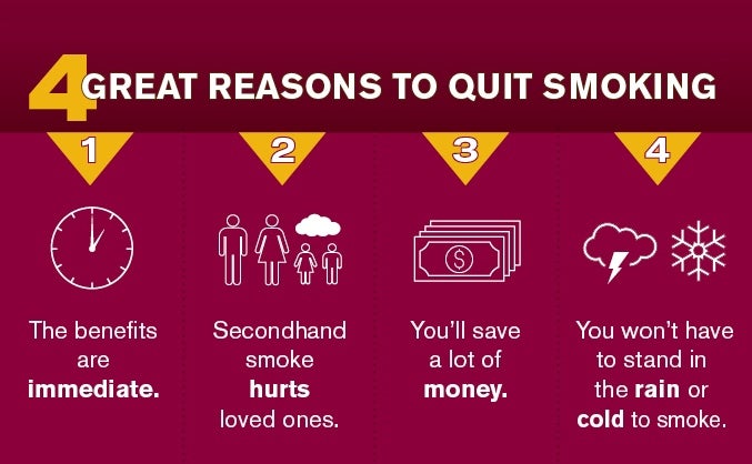 Four great reasons to quit smoking now