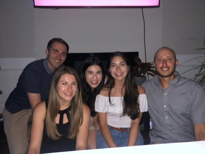 Psychiatry residents hanging out