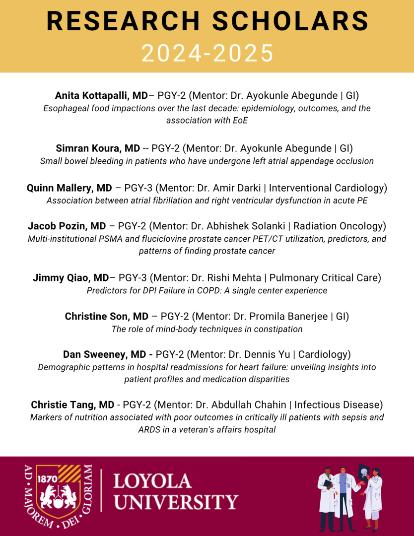 Research Scholar list