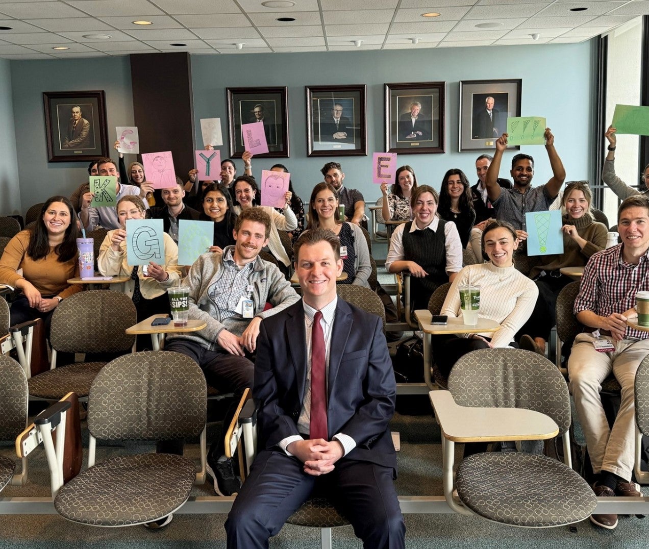classroom of students