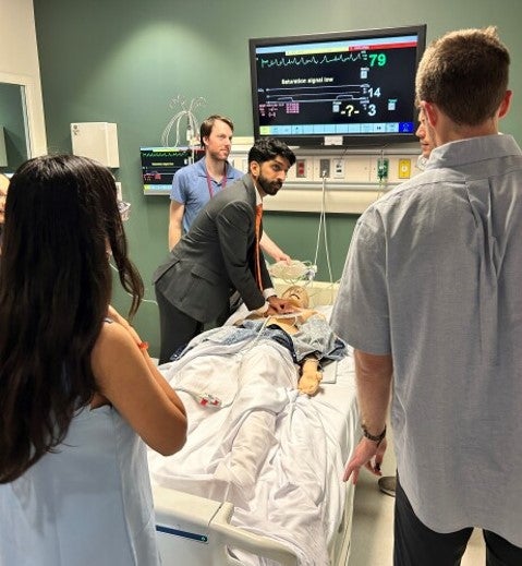 doctor performing cpr